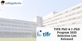 TIFR PhD  IPhD Program 2025 Selection List Released